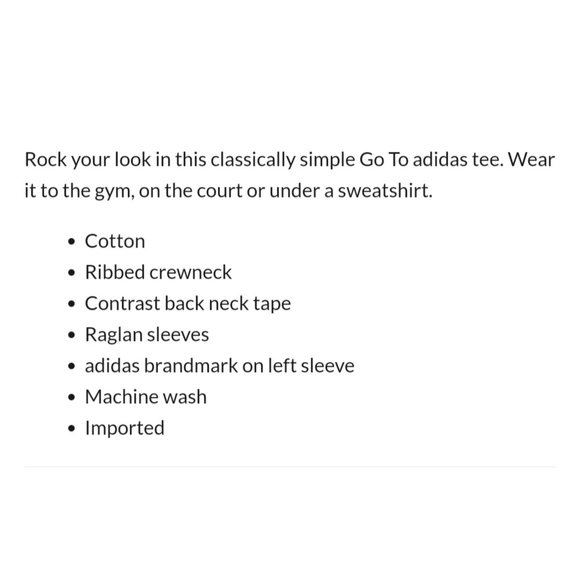 Adidas Classic Go-To Tee NWT 2XL - Picture 5 of 5